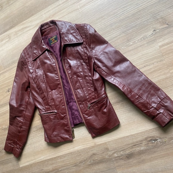 Vintage 1970's Avant Garde Leather Jacket - Picture 3 of 6